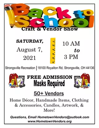 Image: Back to School Craft & Vendor Show