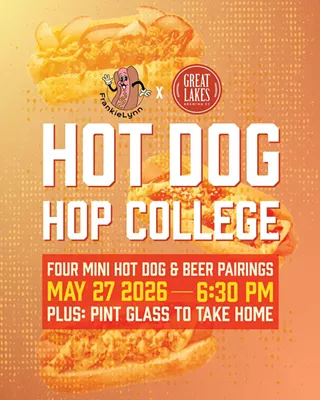Image: Beer & Hot Dog Hop College with Frankie Lynn