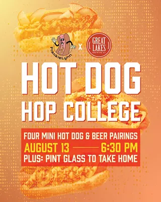 Image: Beer & Hot Dog Hop College with Frankie Lynn