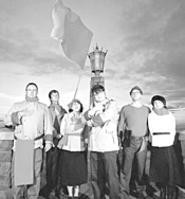 Big words, big thoughts, and a mighty big flag: The - Decemberists bring their maritime tales to the - Beachland.