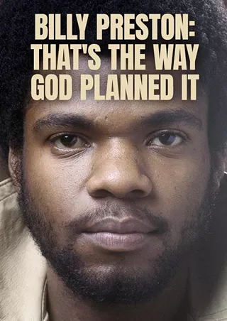 Image: Billy Preston: That's the Way God Planned It