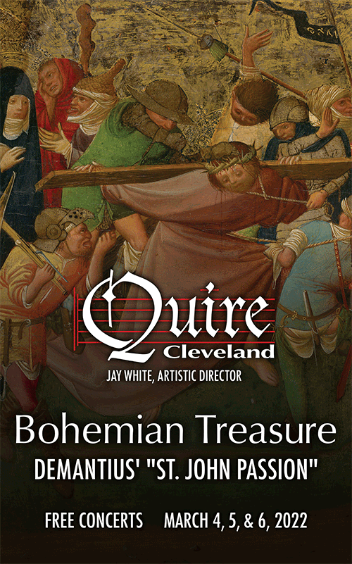 Quire performs music for the season of Lent by the 16th-century Bohemian composer Christoph Demantius, along with chorales by J.S. Bach.