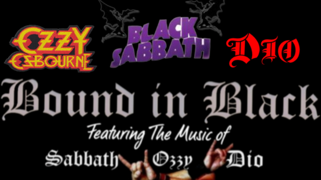 Image: BOUND in BLACK Ft. The Music of Sabbath / Ozzy / Dio W/ Special Guests 3 STARZ