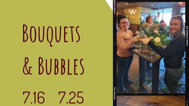 Image: Bouquet and Bubbles