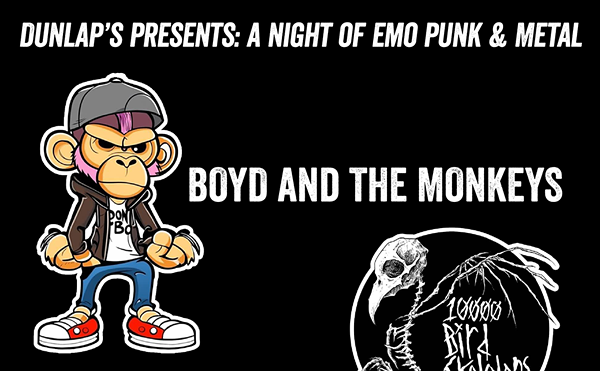 Image: Boyd & The Monkeys: A Night of Emo Punk & Metal at Dunlap's
