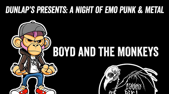 Image: Boyd & The Monkeys: A Night of Emo Punk & Metal at Dunlap's