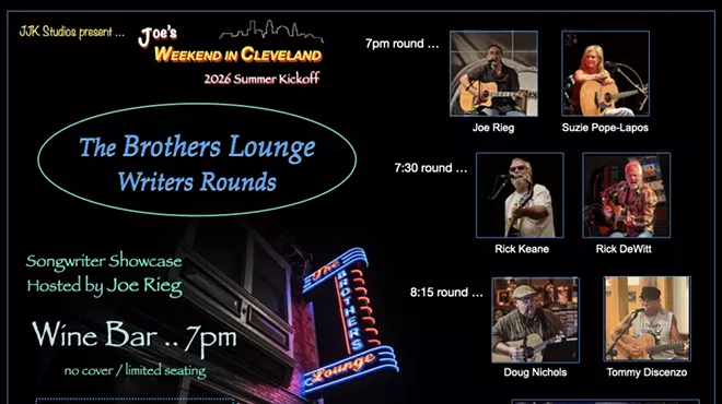 Image: Brothers Lounge Writer Rounds as part of Joe's Weekend in Cleveland