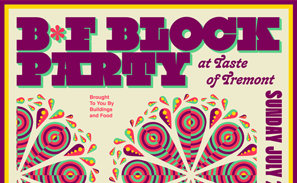 B&F block party poster.