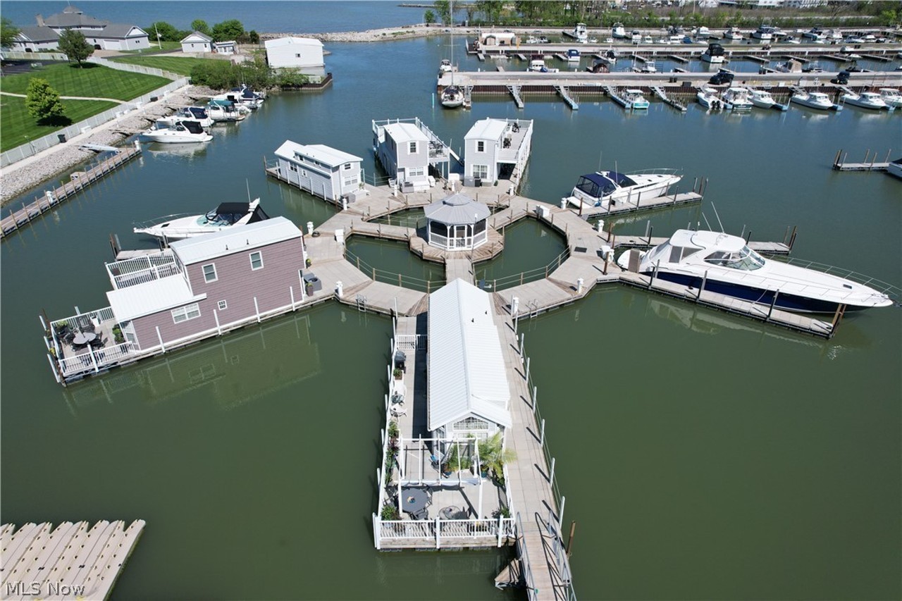 Own This Floating House In Port Clinton for Under $175,000