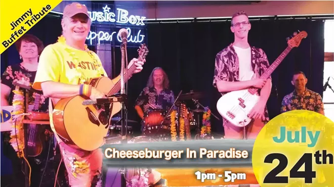 Image: Cheeseburger In Paradise Playing Live at Whiskey Island Still & Eatery!