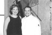 Chef Warren Dolata, with GM Roxanne Bibeau: - Mere vanilla bean chunks away from a perfect - score. - THOM  SHERIDAN