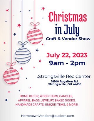 Christmas in July Craft & Vendor Show