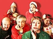 Christmas sneer: Holiday Hotline suffers from its - scattershot scenes.