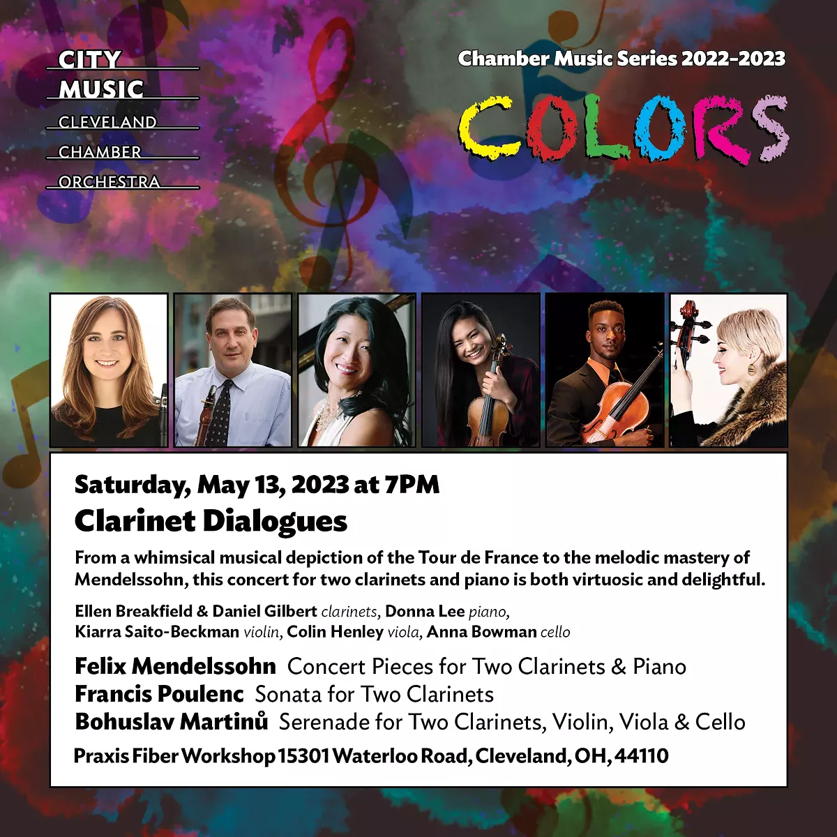 Musicians of the Clarinet Dialogues concert