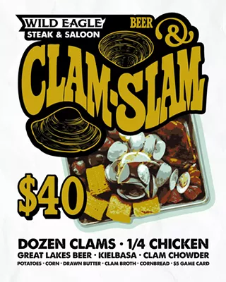 Image: Clam Slam Clam Bake at Wild Eagle Steak & Saloon in Broadview Heights