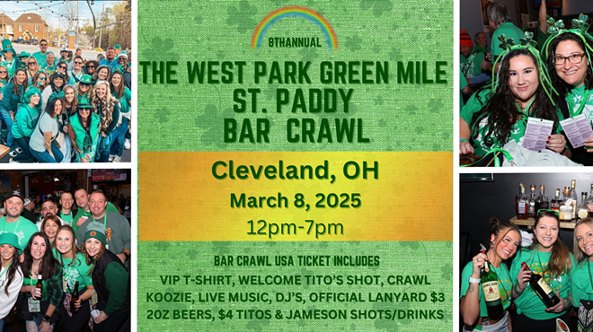 Image: Cleveland Green Mile St. Patrick's Bar Crawl: West Park Bars, 8th Annual