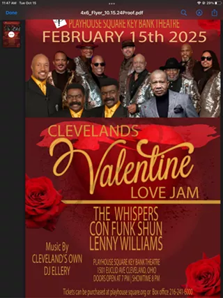 CLEVELAND VALENTINES LOVE JAM