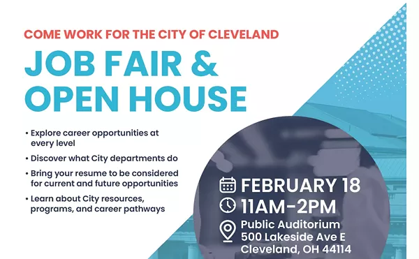 Image: #ClevelandHires City of Cleveland Annual Job Fair & Open House!