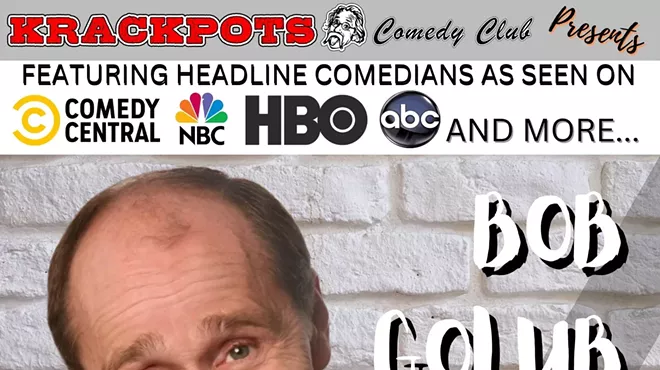 Image: Comedian Bob Golub at Krackpots Comedy Club, Massillon