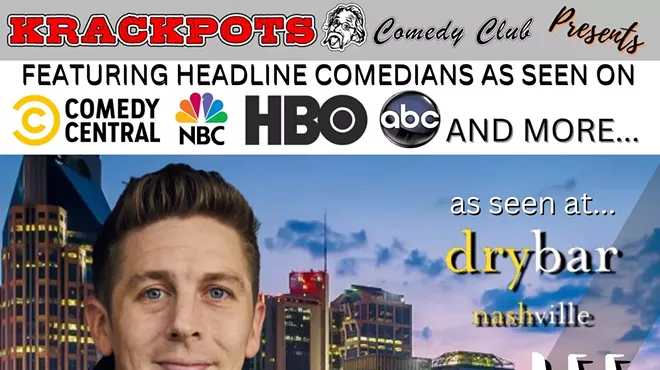 Image: Comedian Lee Harden at Krackpots Comedy Club, Massillon