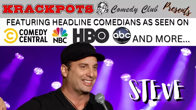 Image: Comedian Steve Sabo at Krackpots Comedy Club, Massillon