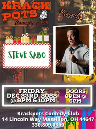 Image: Comedian Steve Sabo at Krackpots Comedy Club, Massillon