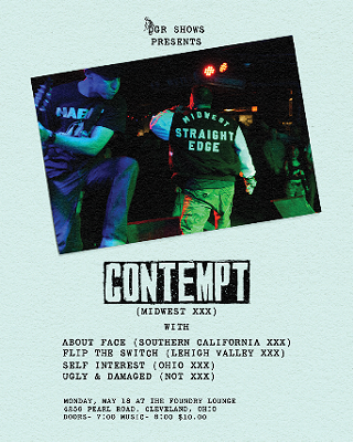 Image: Contempt, About Face, Flip The Switch, Self Interest, Ugly & Damaged