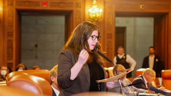 Ward 12 Councilwoman Rebecca Maurer spoke out Monday evening against Council's refusal to pass a ceasefire resolution in support of Palestine.