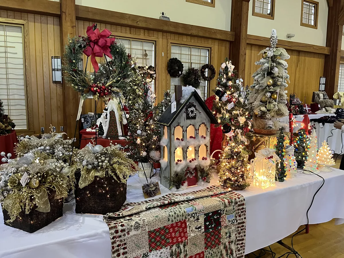 Holiday table at Creations Boutique