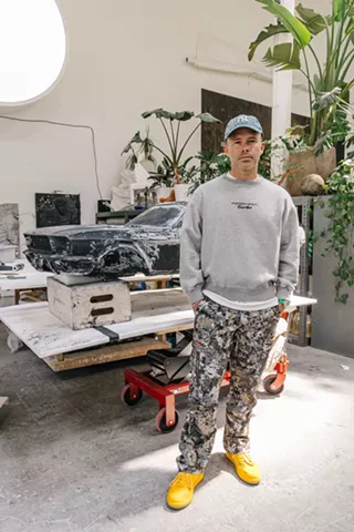 Daniel Ashram in the studio.