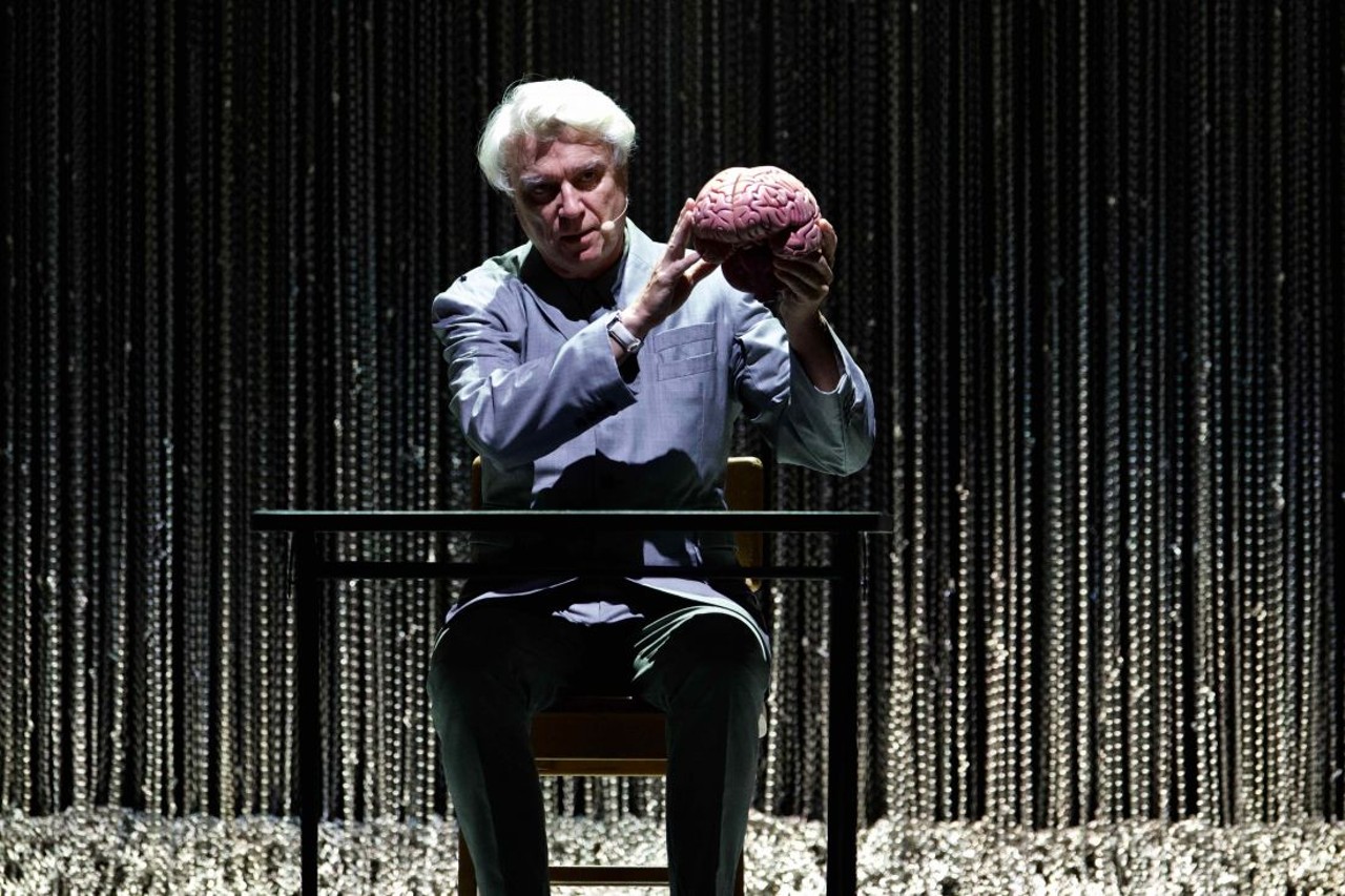 David Byrne Playing at Jacobs Pavilion at Nautica