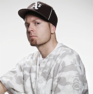 DJ Shadow puts on his game face before his House of Blues show.