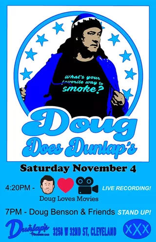 Doug Benson returns to Cleveland Saturday November 4