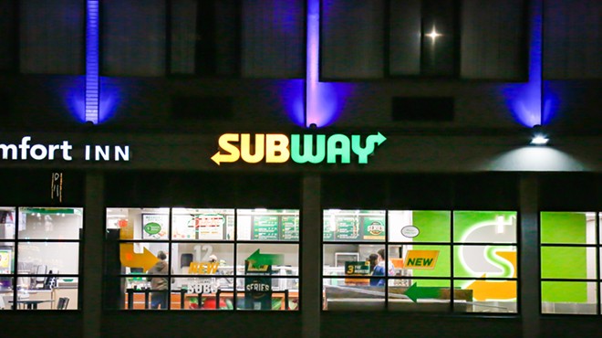 There are seven Subways downtown, including this one at 1800 Euclid Avenue.