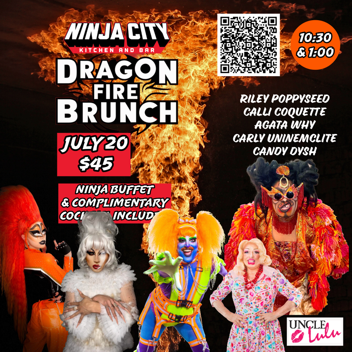 DragOn Fire Brunch