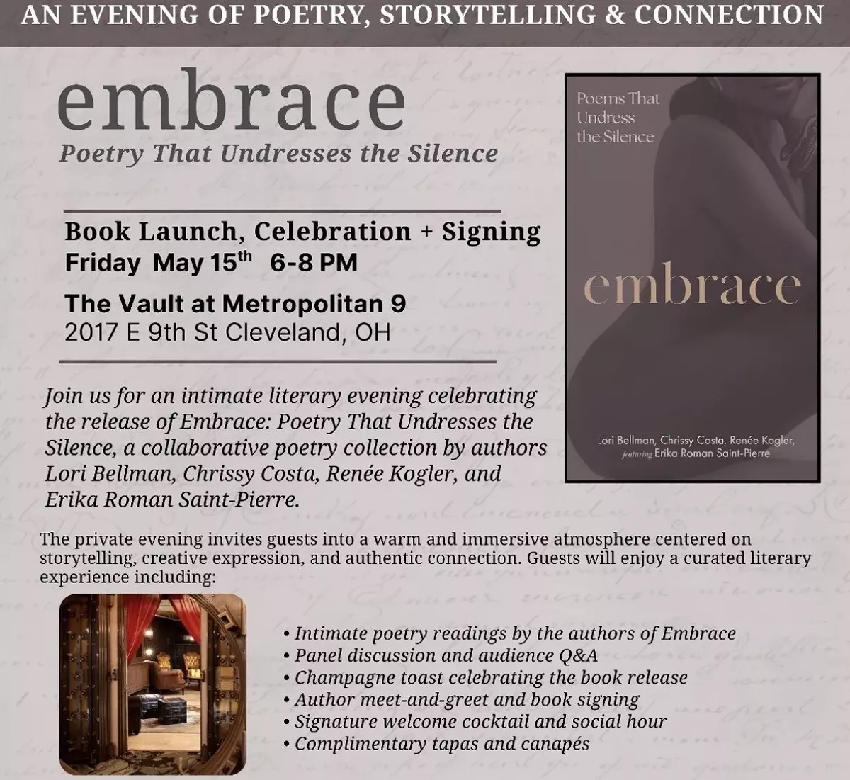 Embrace: Poetry That Undresses the Silence