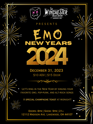 Emo New Years w/Lake Erie Emo Club