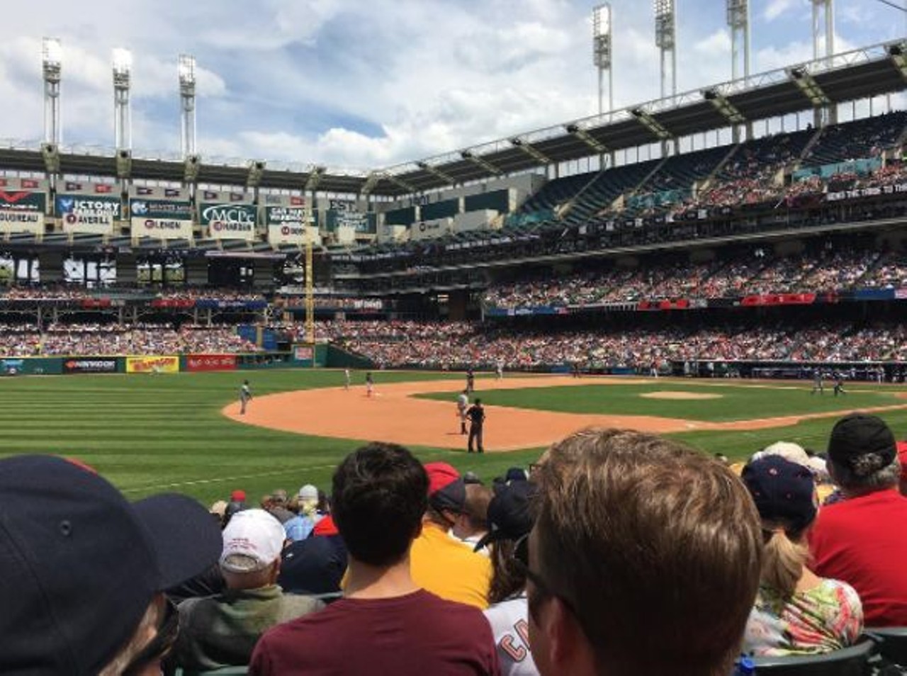  Go to an Indians Game
All summer
Progressive Field
What better way to reaffirm your love for Cleveland during the summer than supporting the Tribe? Let the dozens of games left in the season fill the void the Cavs left on June 12.
Photo via kbrown_1990/Instagram