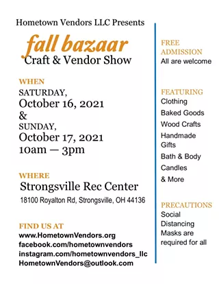 Image: Fall Bazaar Craft & Vendor Show