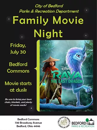 Flyer for Family Movie Night
