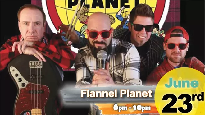 Image: Flannel Planet Playing Live at Whiskey Island Still & Eatery
