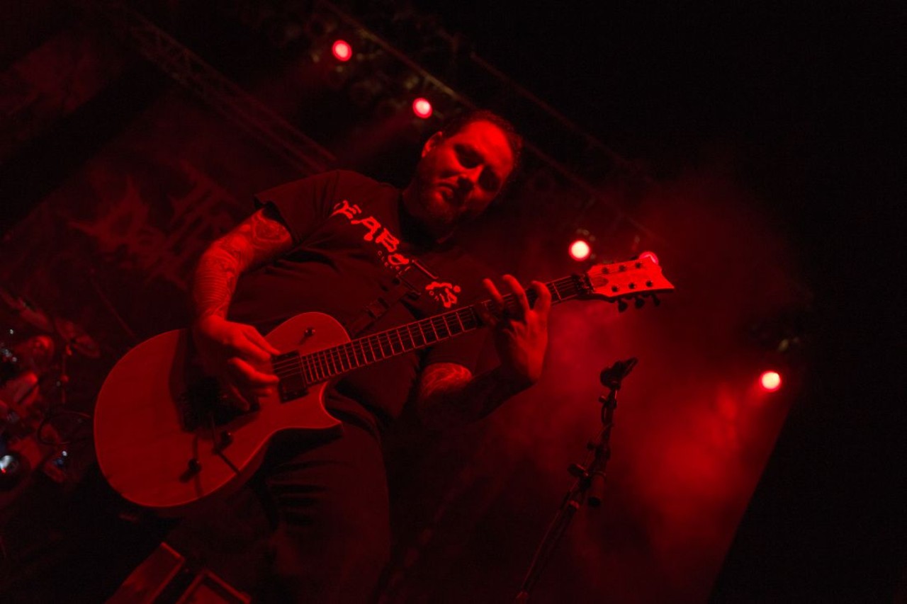 Fleshed Apocalypse, the Black Dahlia Murder and Whitechapel Performing at the Agora