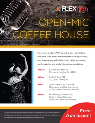 Image: FLEX High School Open Mic