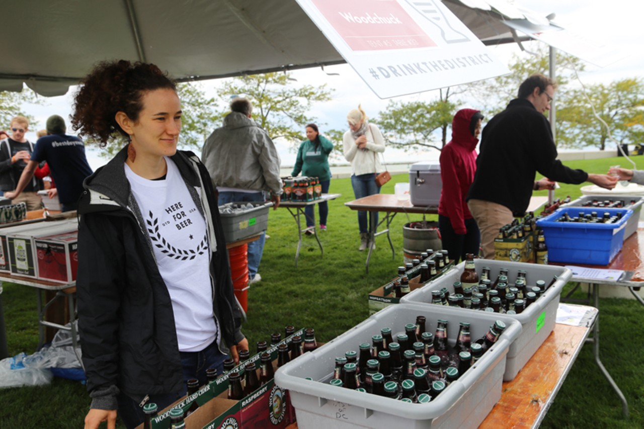 Rep the Woodchuck at Rock the Core Cider Fest, photo by Emanuel Wallace.