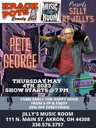 Image: FREE Sillys at Jilly's with Comedian Pete George