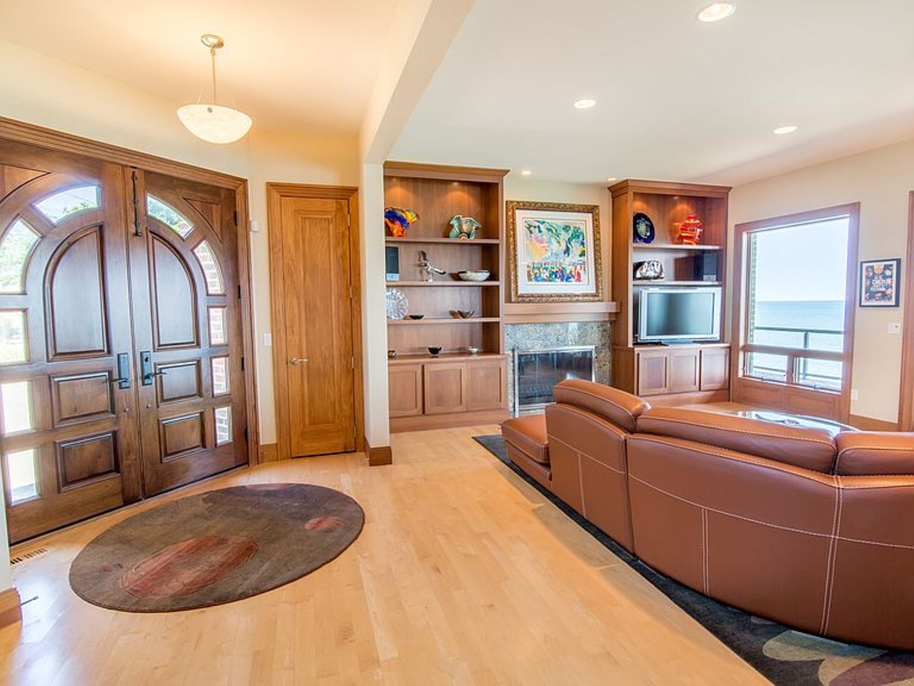 Get Your Own Private Beach and Decorative Gondola With This $1.5 Million Avon Lake Mansion