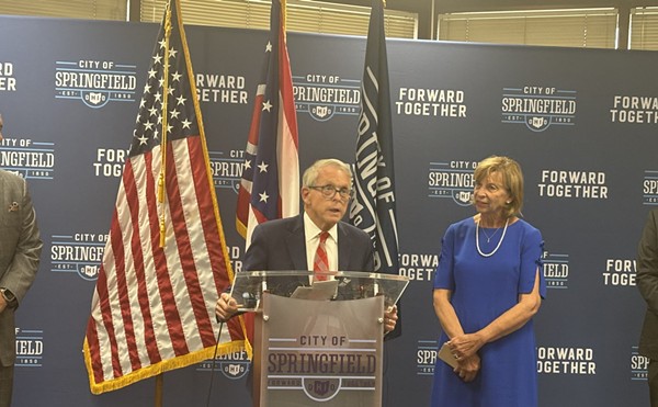 Ohio Gov. Mike DeWine at a press conference in Springfield on Sept. 17.