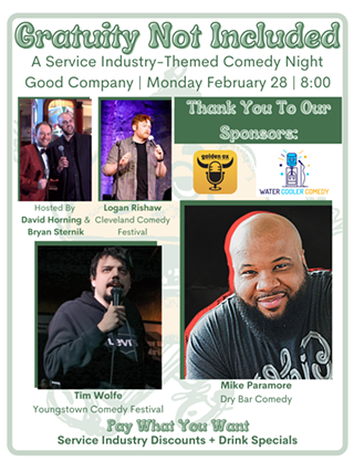 Image: Gratuity Not Included: A Service Industry-Themed Comedy Night