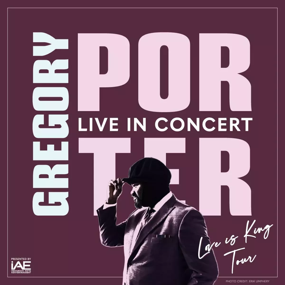 Gregory Porter will be performing at Playhouse Square on Sept. 26