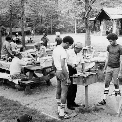 Grilling and Chilling at North Chagrin Reservation, 1973